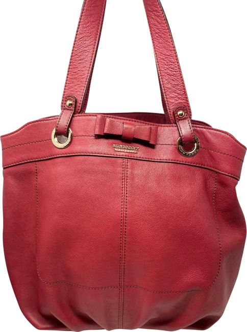 Burberry Preowned Bergundy Shoulder Bag