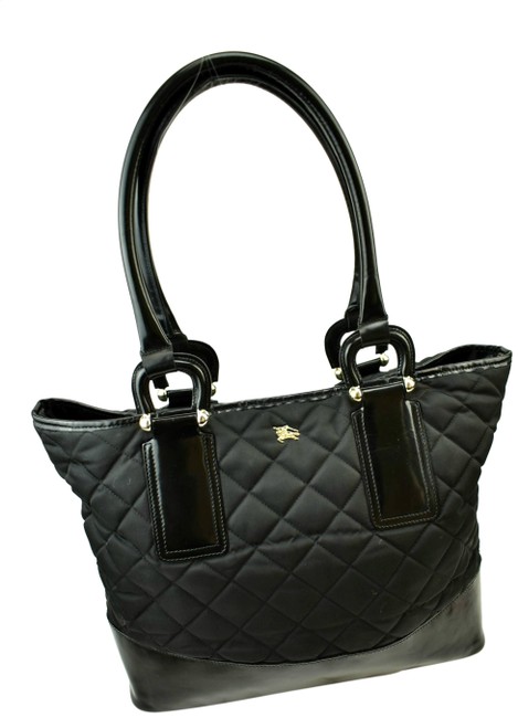 Burberry Prorsum Knight Medium BlackGold Metal Shoulder Bag