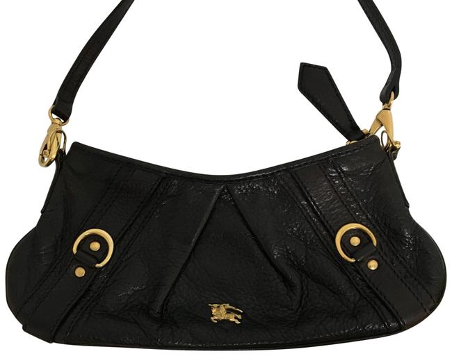 Burberry Purse Dark Brown Leather Shoulder Bag