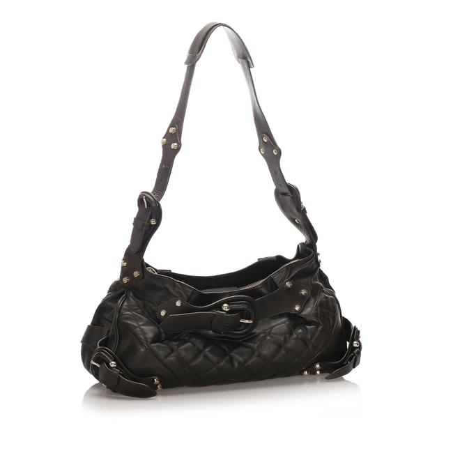 Burberry Quilted Brown Leather Shoulder Bag