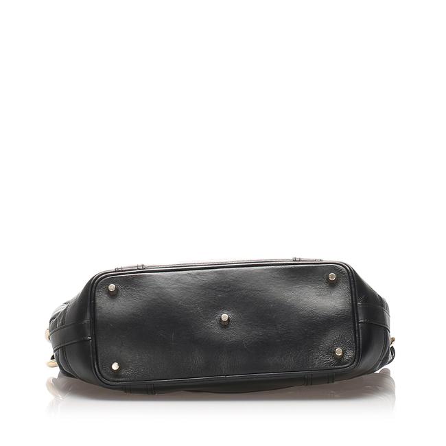 Burberry Quilted Handbag Black Leather Shoulder Bag