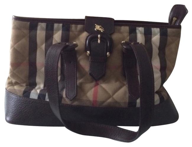 Burberry Quilted Nova Check Shoulder Bag