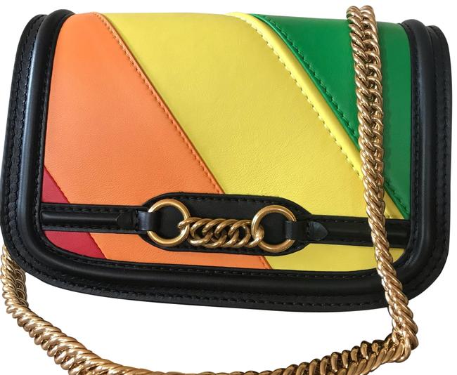 Burberry Rainbow Leather Shoulder Bag