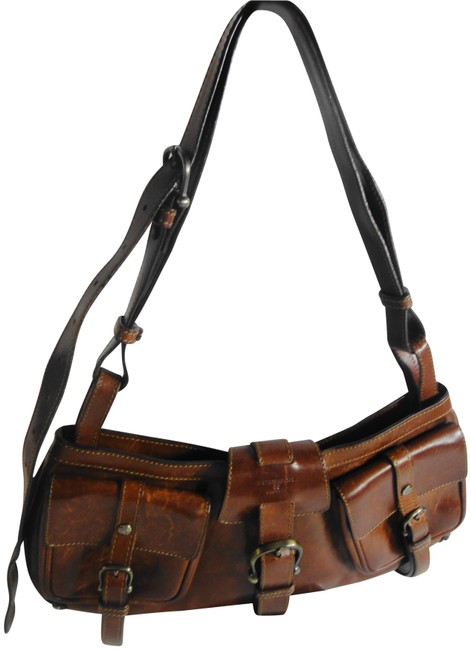 Burberry Rare Vintage Prorsum Cinda Small Sling Brown Leather Shoulder Bag