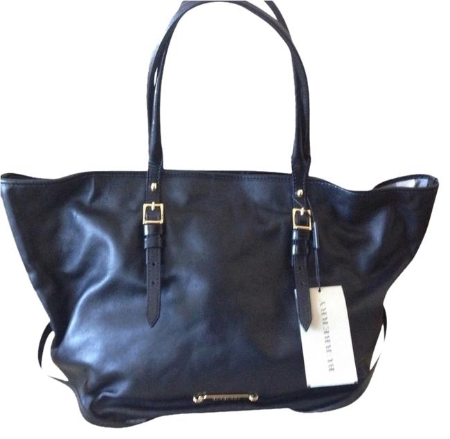 Burberry Salisbury Handbag Black Leather Shoulder Bag