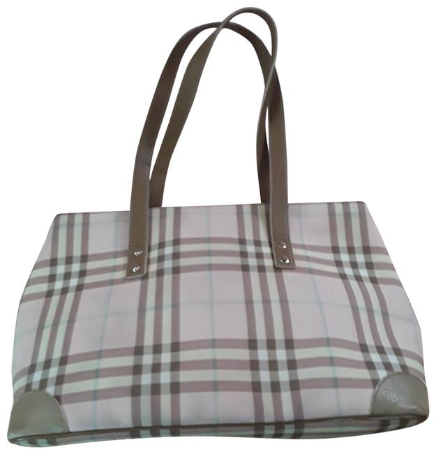 Burberry Haymarket Check Coated Canvas Shoulder Bag