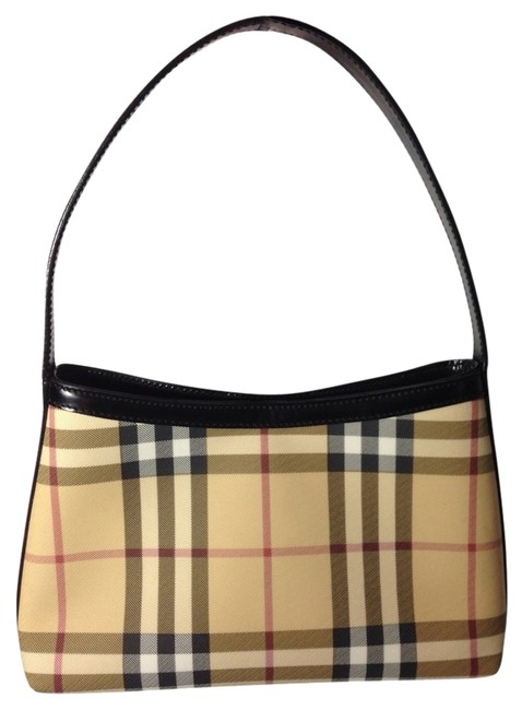 Burberry Small Beige Leather Shoulder Bag