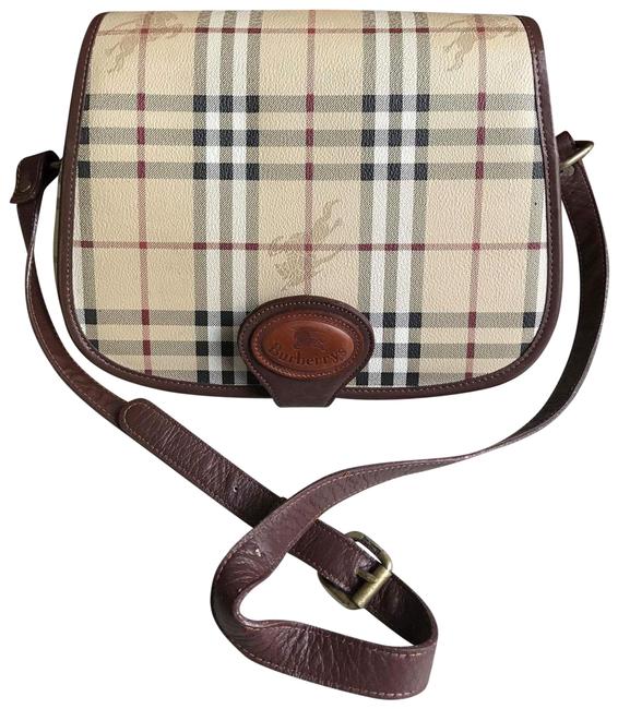 Burberry Signature Canvas Shoulder Bag