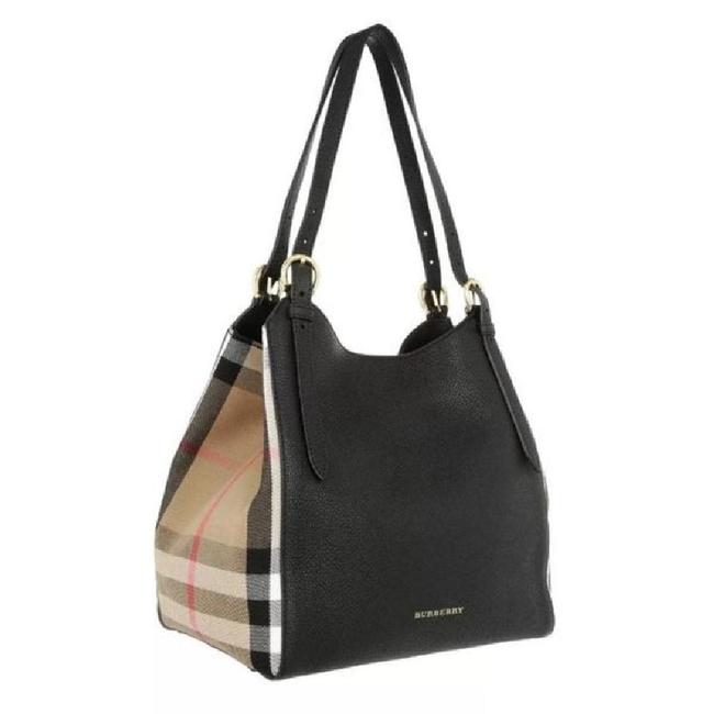 Burberry Small Canterbury Black Leather Shoulder Bag