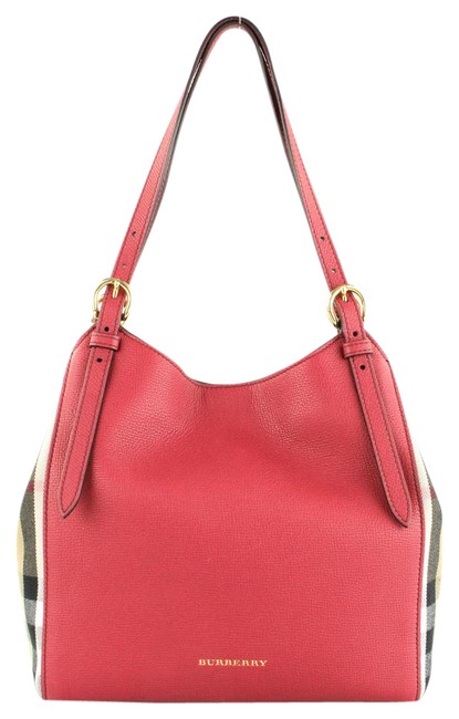 Burberry Small Canterbury Russet Red Leather Shoulder Bag
