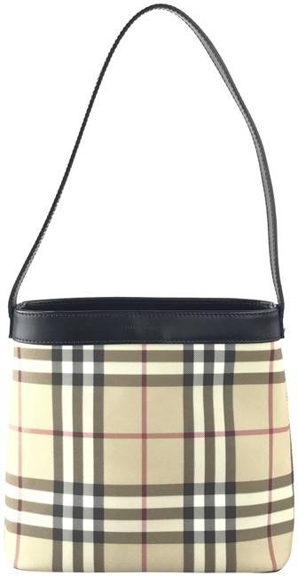 Burberry Small Classic Check Pvc Shoulder Bag