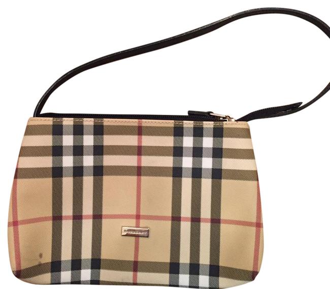 Burberry Small House Check PvcLeather Shoulder Bag