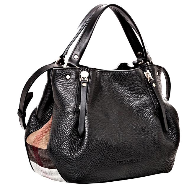 Burberry Small Maidstone Black Leather Shoulder Bag