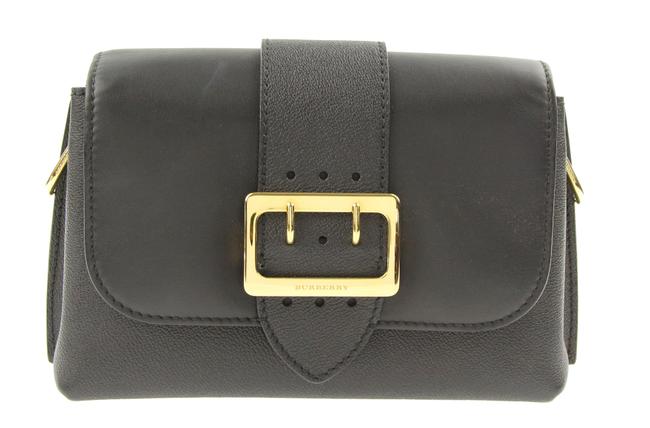 Burberry Small Medley Black Leather Shoulder Bag