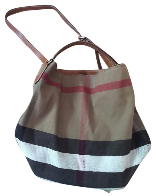 Burberry Bucket Susanna Tan Shoulder Bag