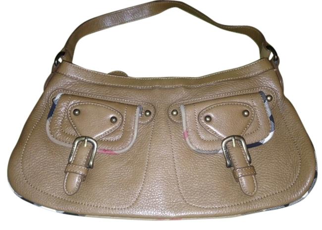 Burberry Tan Leather Shoulder Bag