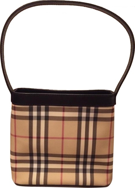 Burberry Tote Check Pvc Shoulder Bag