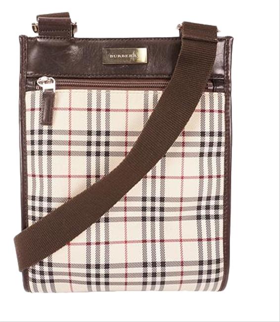 Burberry Tote Nova Check Womens Ivory Canvas Shoulder Bag