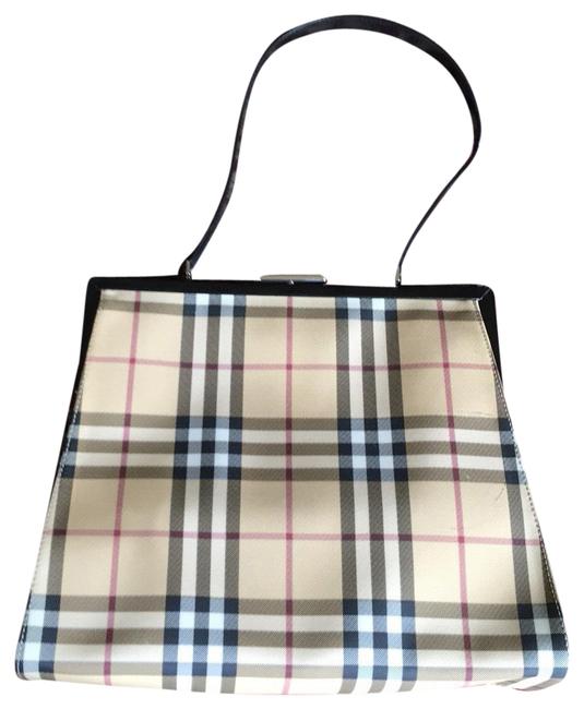 Burberry Tote Pvc Coated Shoulder Bag