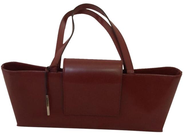 Burberry Vintage Burgandy Leather Shoulder Bag