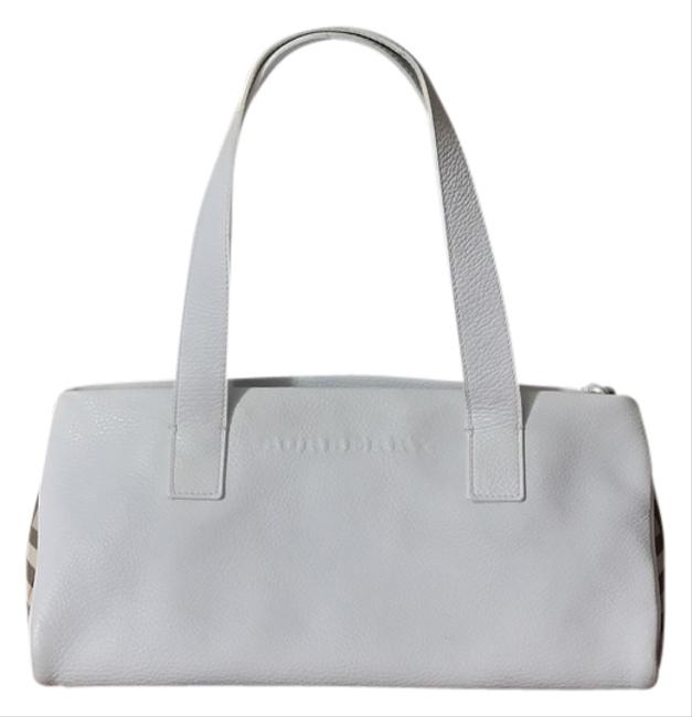 Burberry White Leather Shoulder Bag