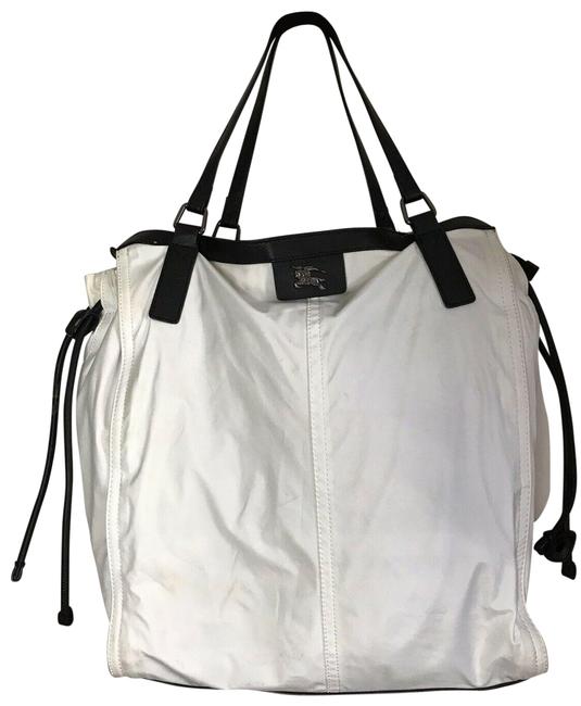 Burberry White Nylon Shoulder Bag