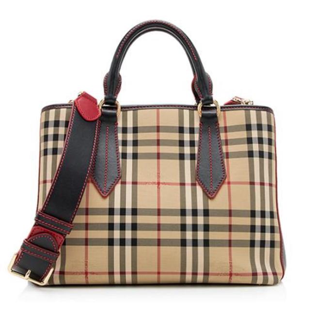 Burberry With Tag Gladstone 2way Handle Satchel Cream Shoulder Bag