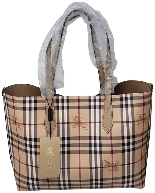 Burberry Reversible Tote With Tag Brown Shoulder Bag