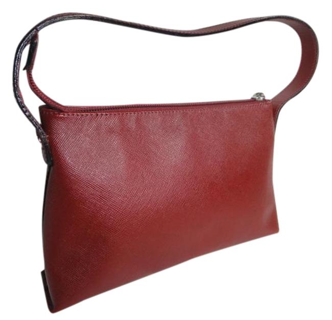 Burberry WristeletShoulder Red Leather Shoulder Bag