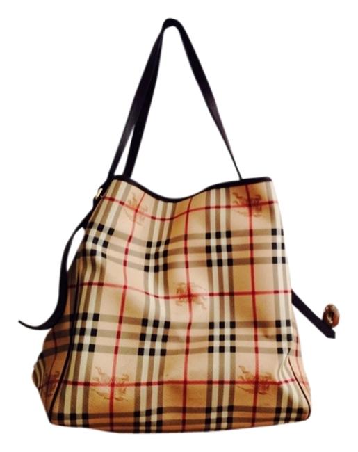 Burberry Yellow Black Red Shoulder Bag