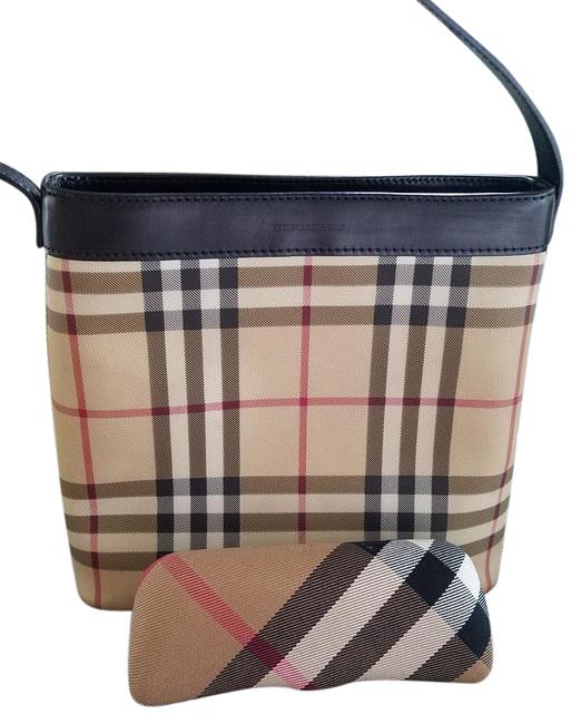 Burberry And Eyeglass Case Nova Check Canvas Tote