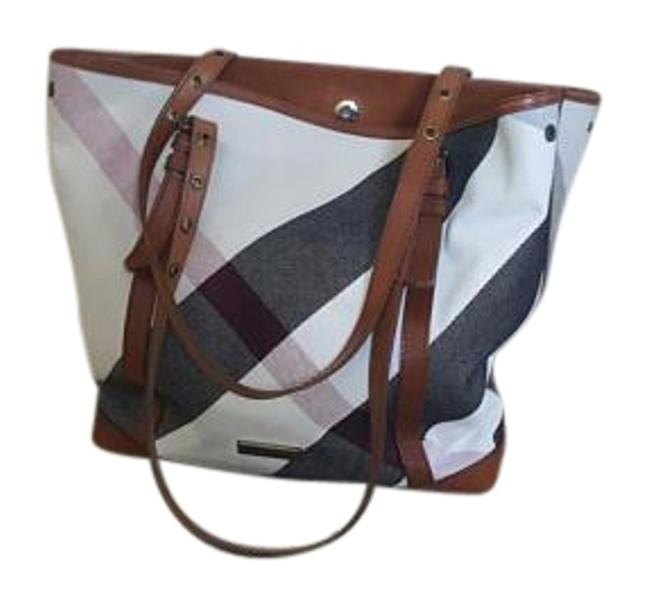 Burberry Article # 3722880 Pale Beige Canvas Tote