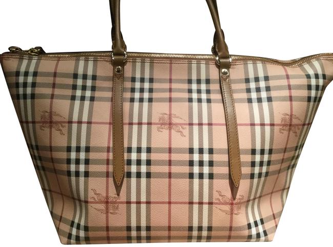 Burberry Baby Or Travel Mid Camel Tote