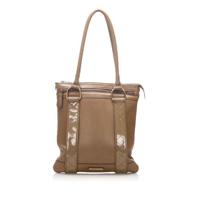 Burberry Bag Brown Leather Tote