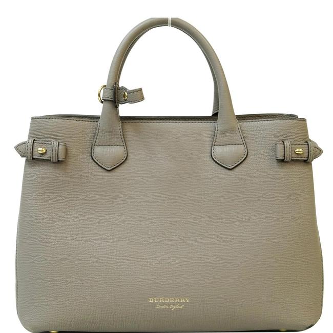 Burberry Bag Check Taupe Medium Banner Tote