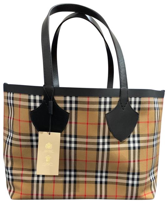 Burberry Bag Medium Reversible Bonded Tartan Check Tote