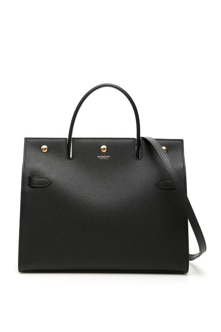 Burberry Bag Medium Title Black Tote