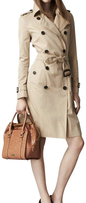 Burberry Bag New Dinton Mid Camel Alligator Skin Leather Tote