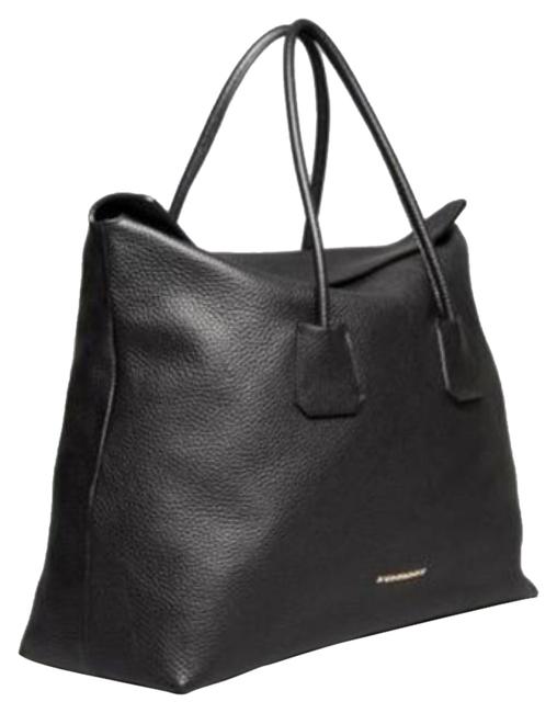 Burberry Baynard Black Leather Tote