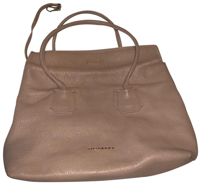 Burberry Baynard Grainy Medium Champagne Leather Tote