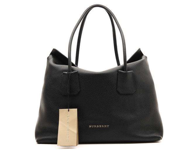 Burberry Shoulder Bag Baynard Black Leather Tote