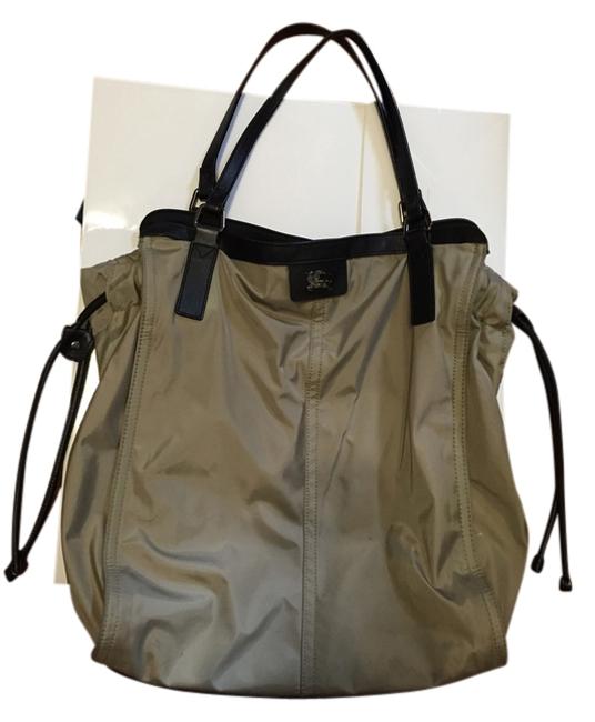 Burberry Beige Nude Nylon Tote