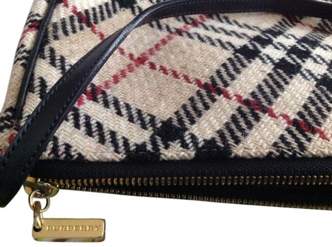 Burberry Beige Tweed Tote