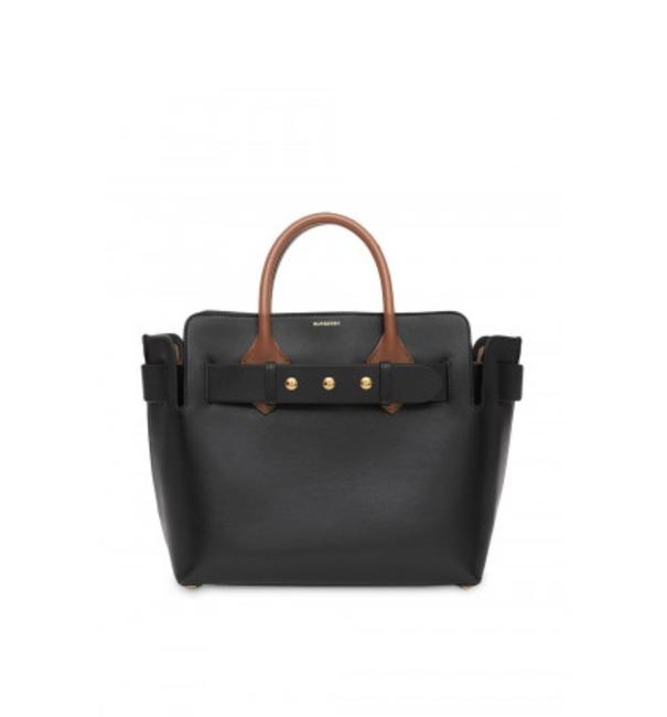 Burberry Belt Bag Gr New Small Triple Stud Black Leather Tote