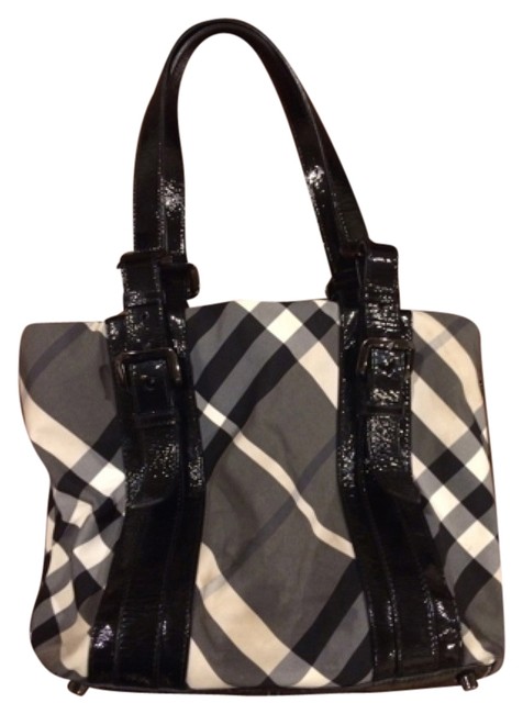 Burberry Black Beat Nova Check Tote
