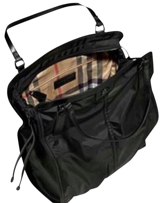 Burberry Black Buck Leigh Tote