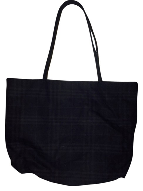 Burberry Black Canvas Tote