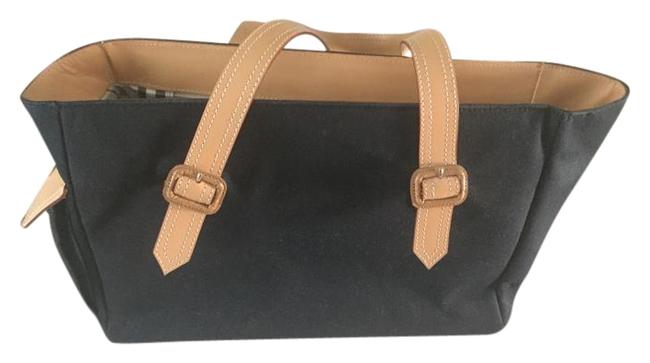 Burberry Black Fabric Tote