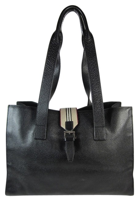 Burberry Black Leather Tote