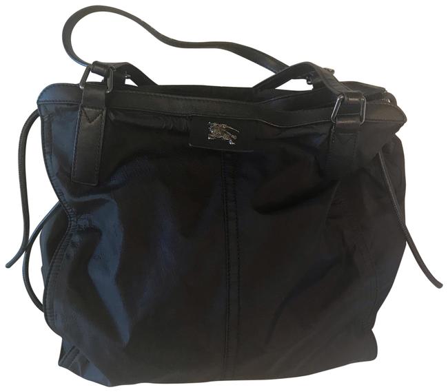 Burberry Black NylonLether Tote
